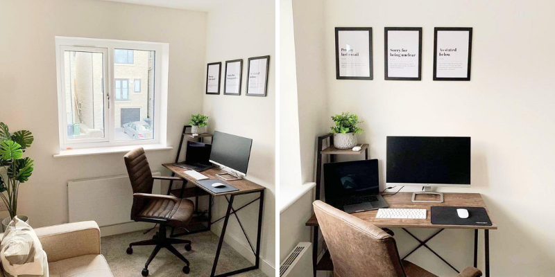 Modern industrial home office